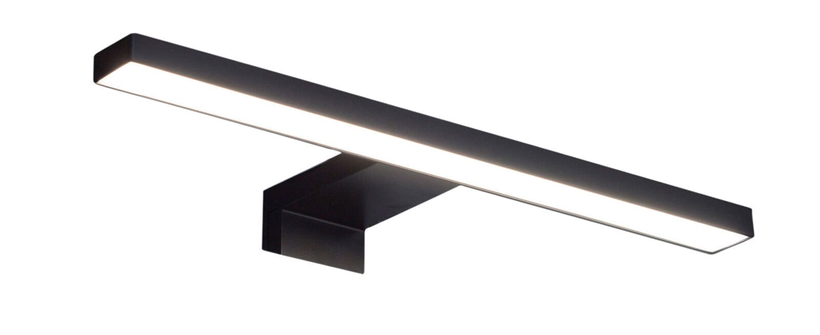 CASAVANTI LED Aufsatzleuchte 30 cm breit Glas/schwarz