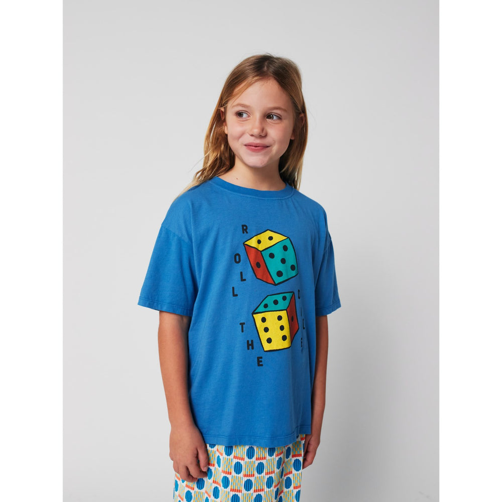 Køb Bobo Choses Blue Roll The Dice T-Shirt