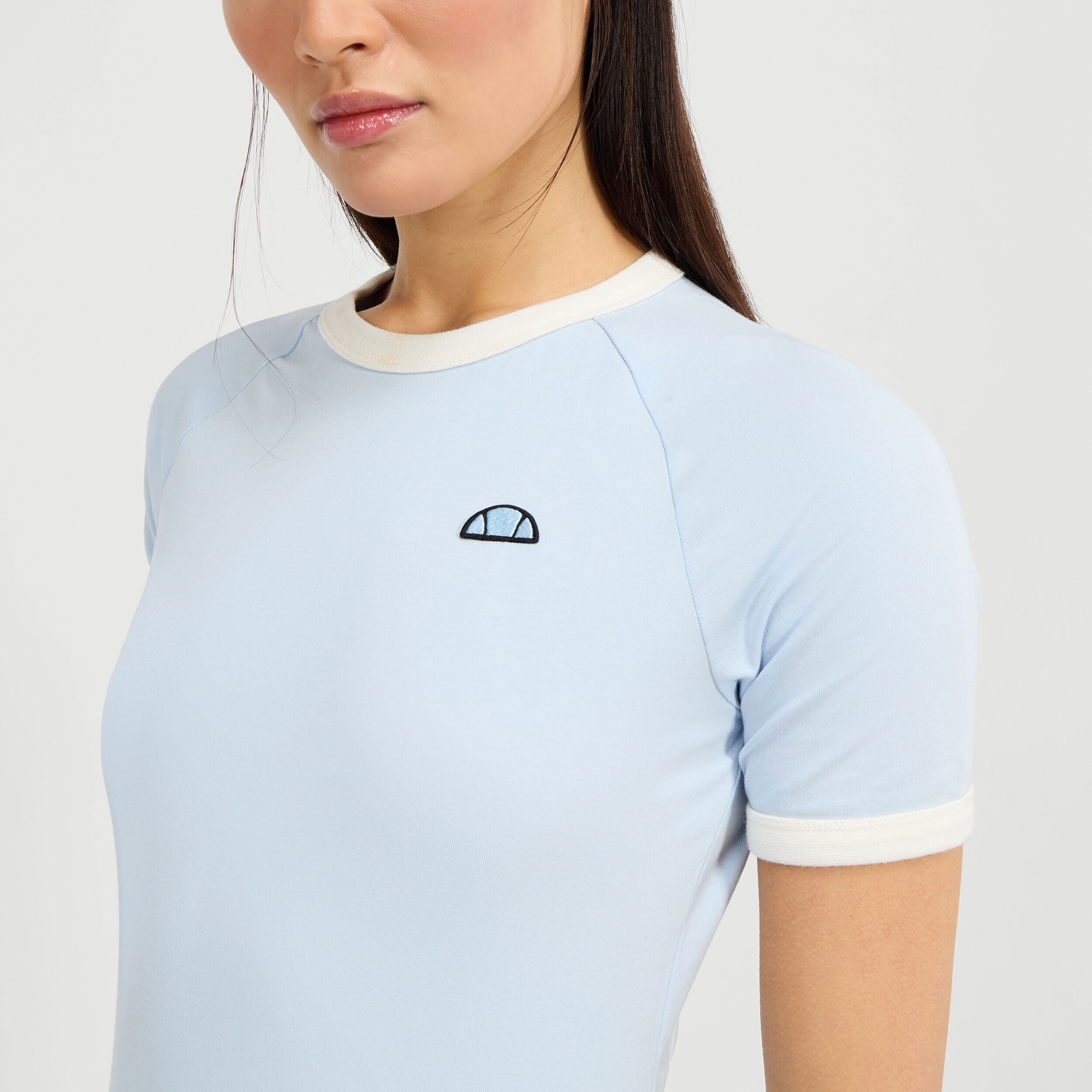 Ellesse Teriasca T-shirt Femmes - Bleu Clair , Crème