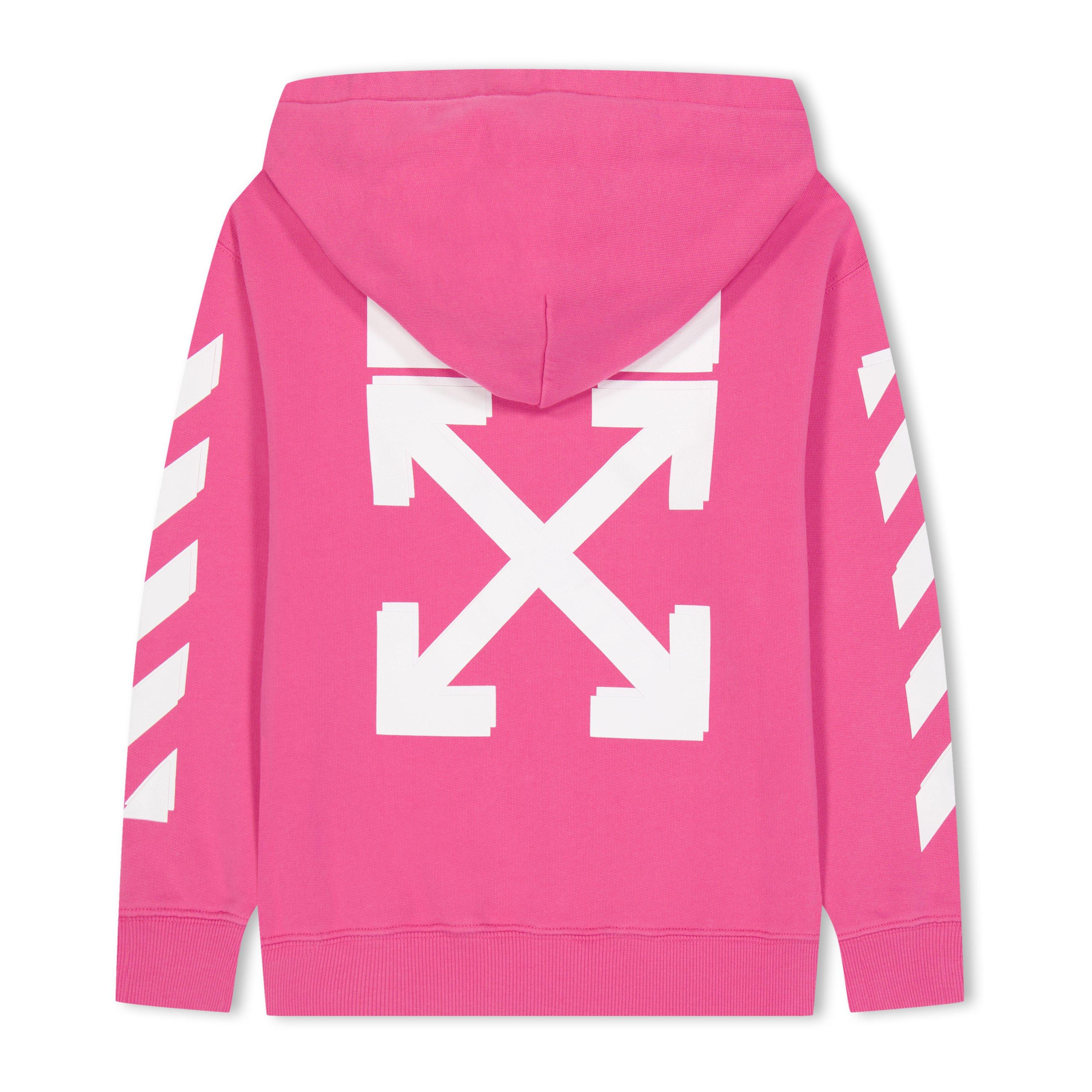 Off White Full Zip Hoodie Infants