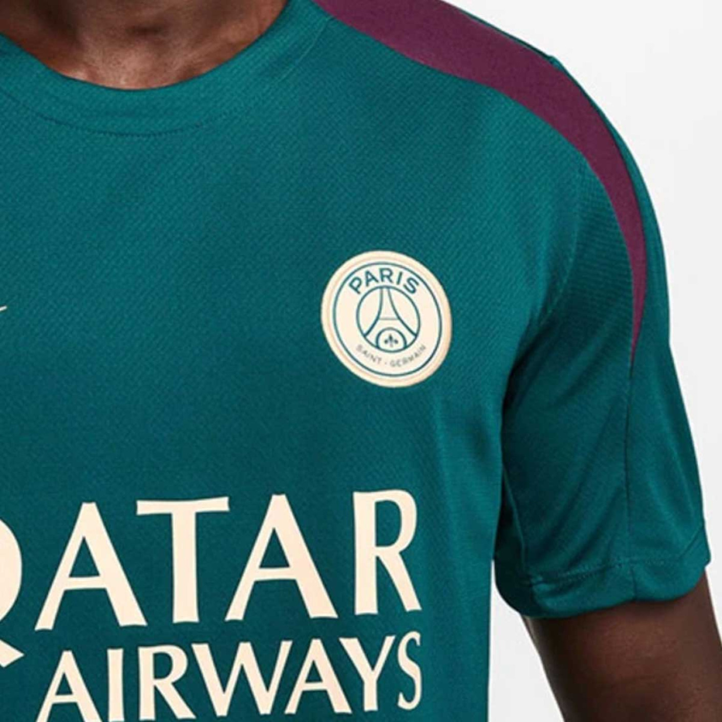 Nike Paris Saint-Germain Strike Trainingsshirt 2024-2025 Groen Paars Wit Goud