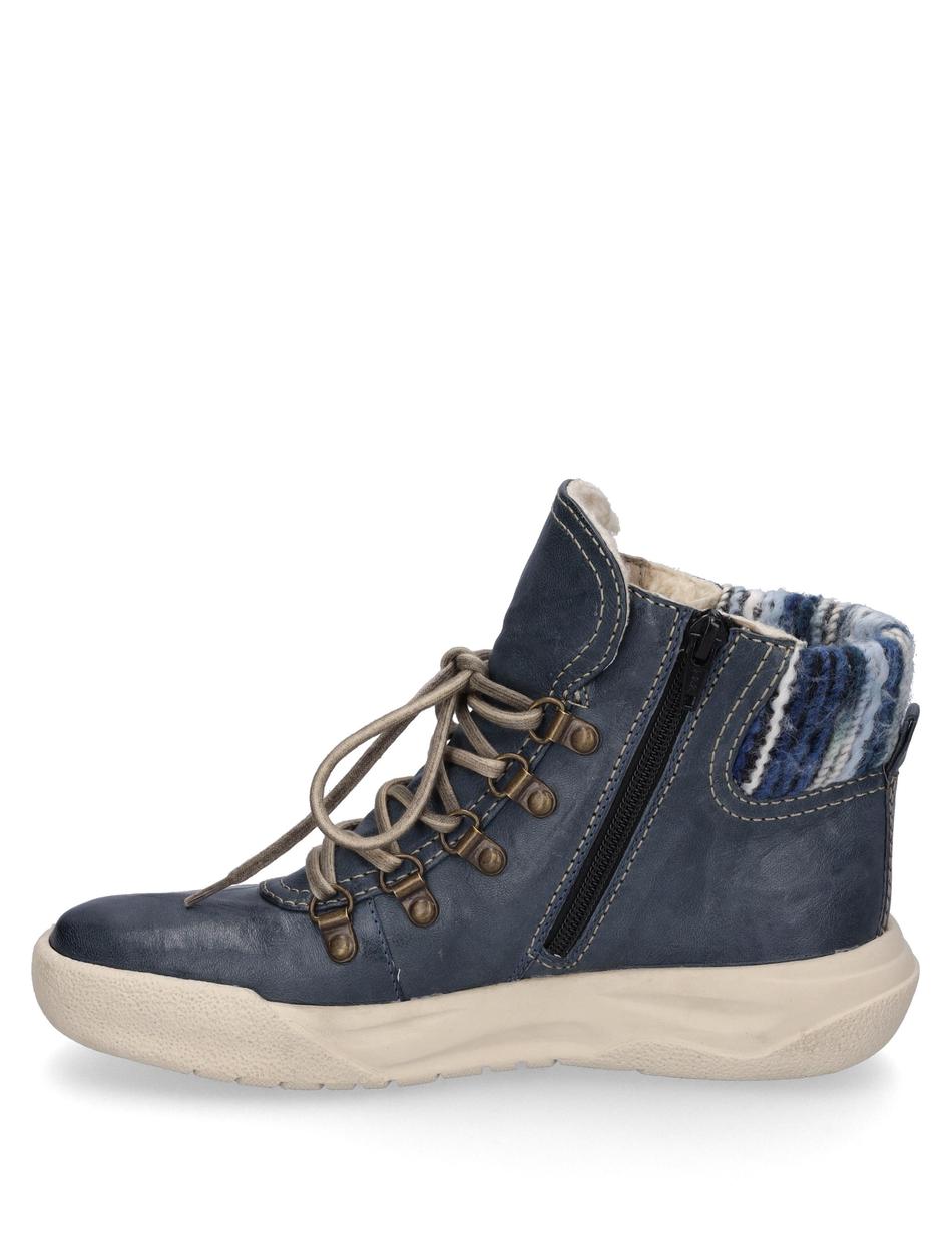 Stiefelette Alina 53, azur-kombi