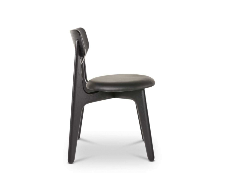 Tom Dixon Slab Side chair stoel gestoffeerd naturel