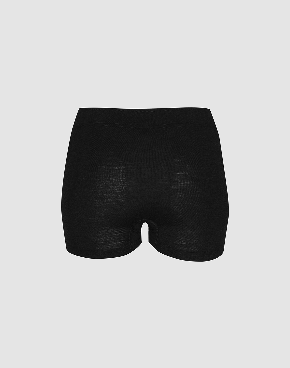 Minishorts van merinowol voor dames in Zwart