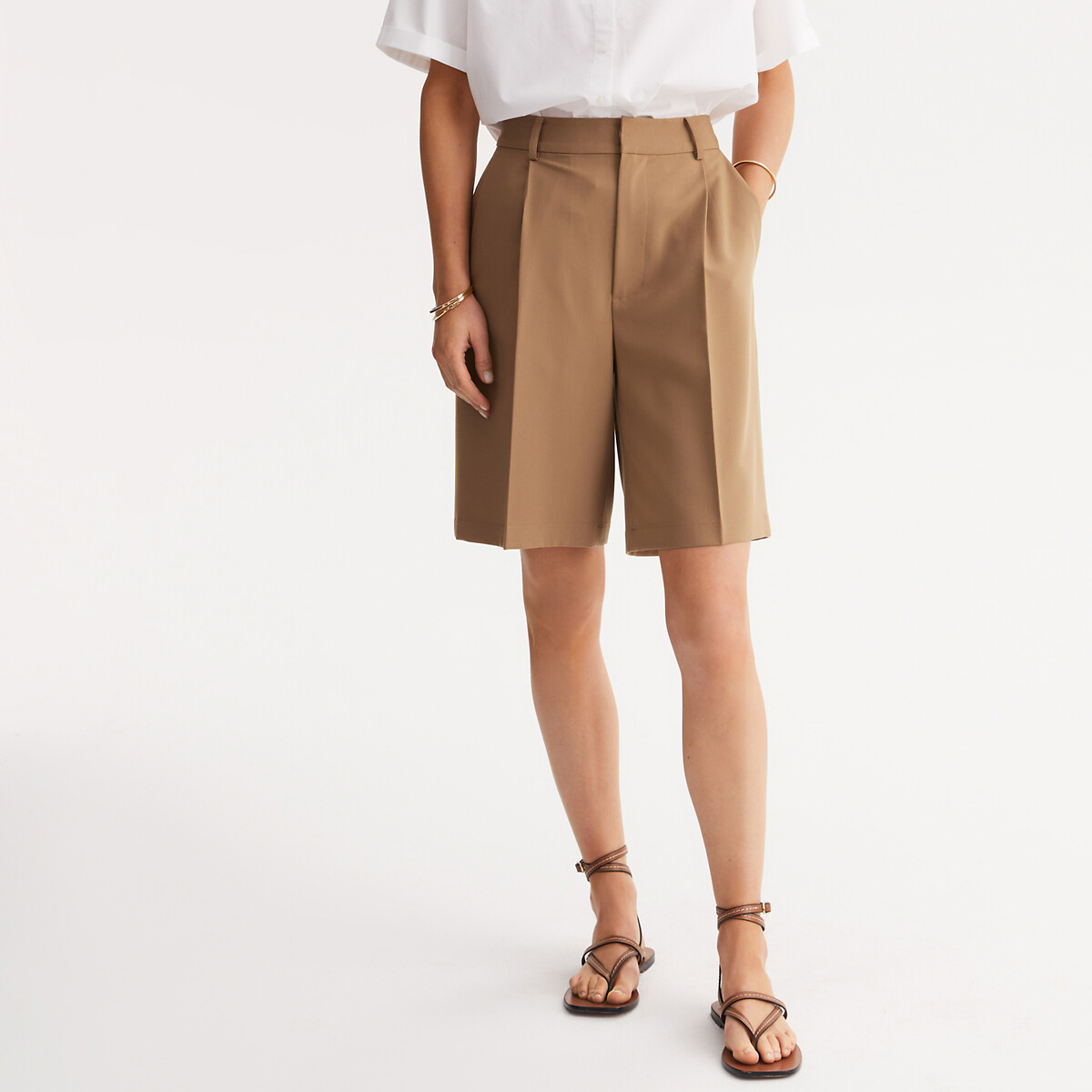 ANNE WEYBURN<br>Bermudas de cintura alta