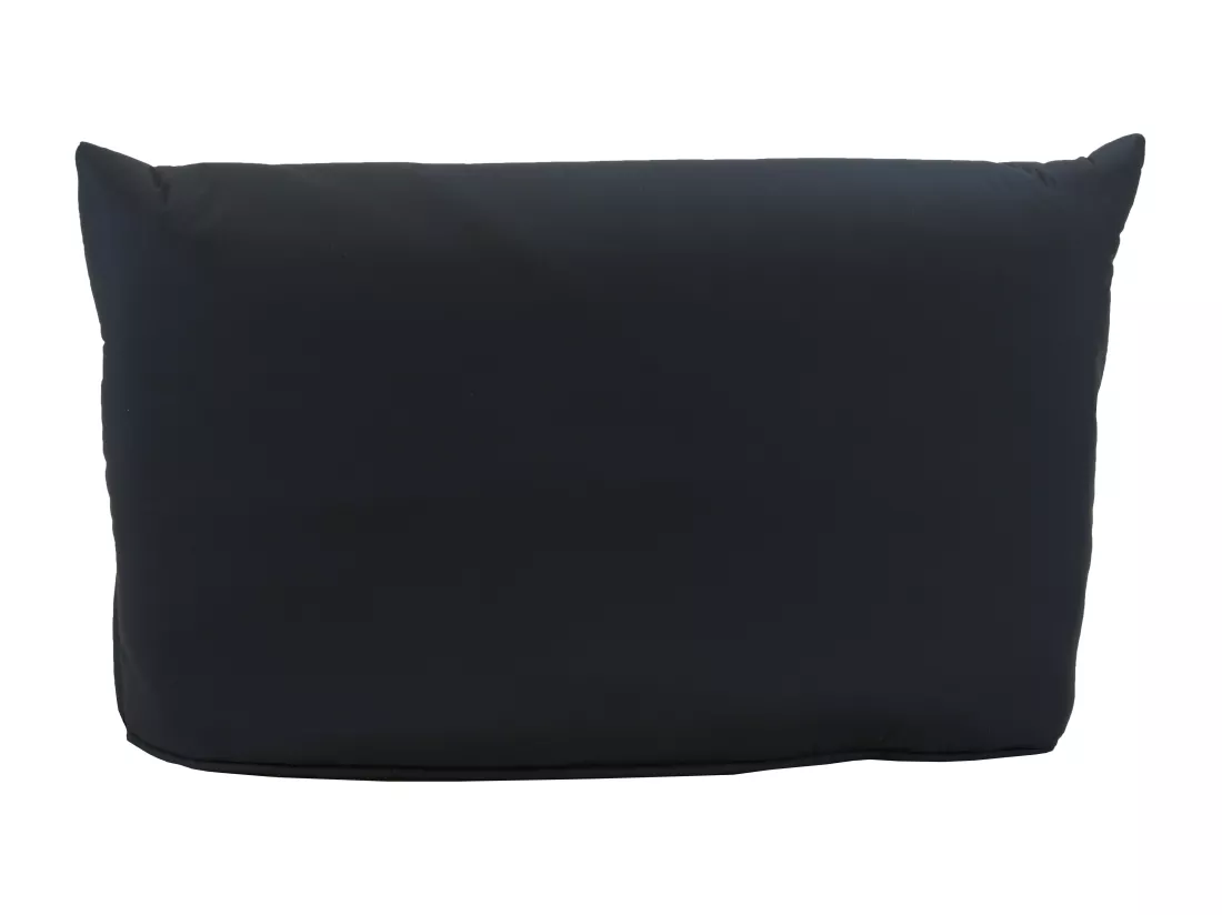 Canapé convertible BZ 100% coton fermeture assistée, 160x200 cm noir CANYON III