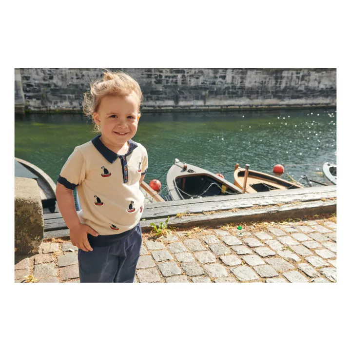 Copenhagen Colors Polo Bateaux | Crème