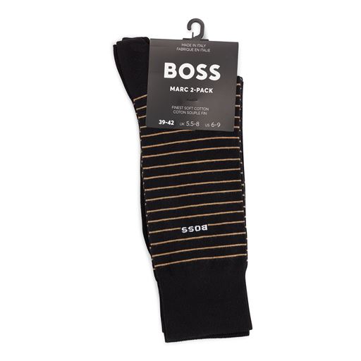 Boss Black Marc 2-pak Strømper, Sort, 39-42