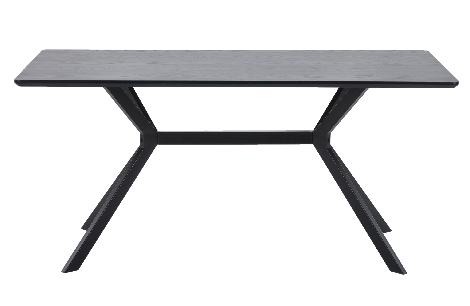Eettafel Bruno rechthoek 200x90cm - zwart