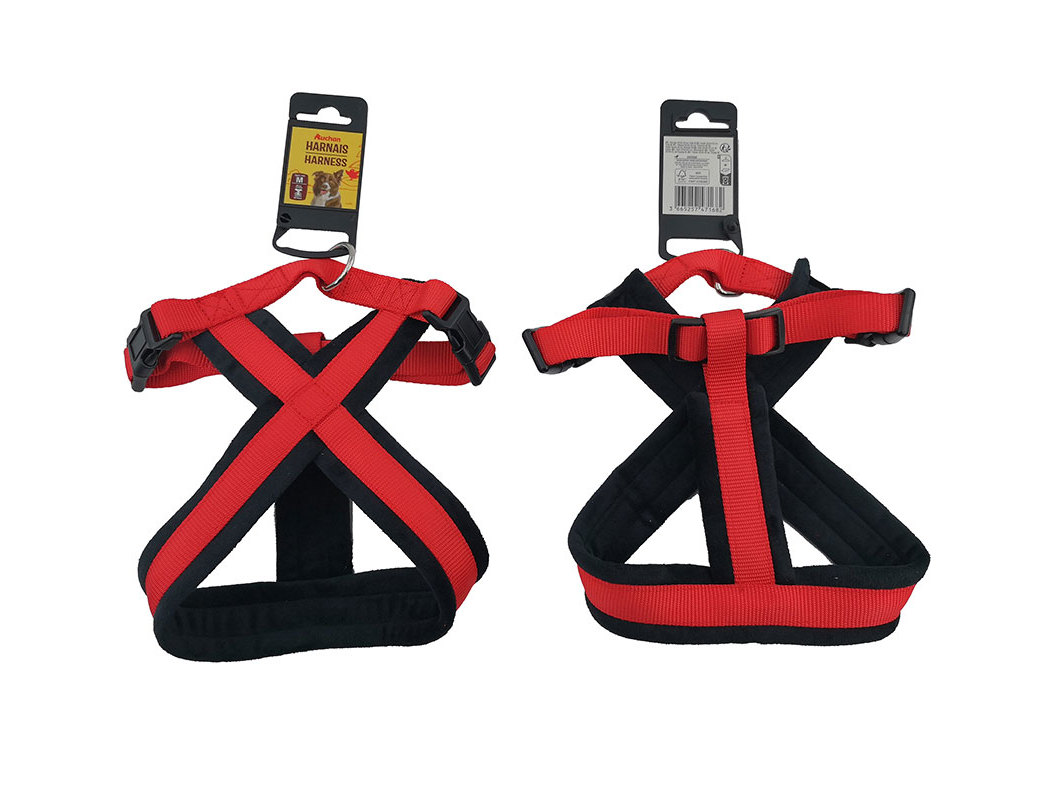 PEITORAL POLIESTER AUCHAN VERMELHO M 2CMX40-50CM