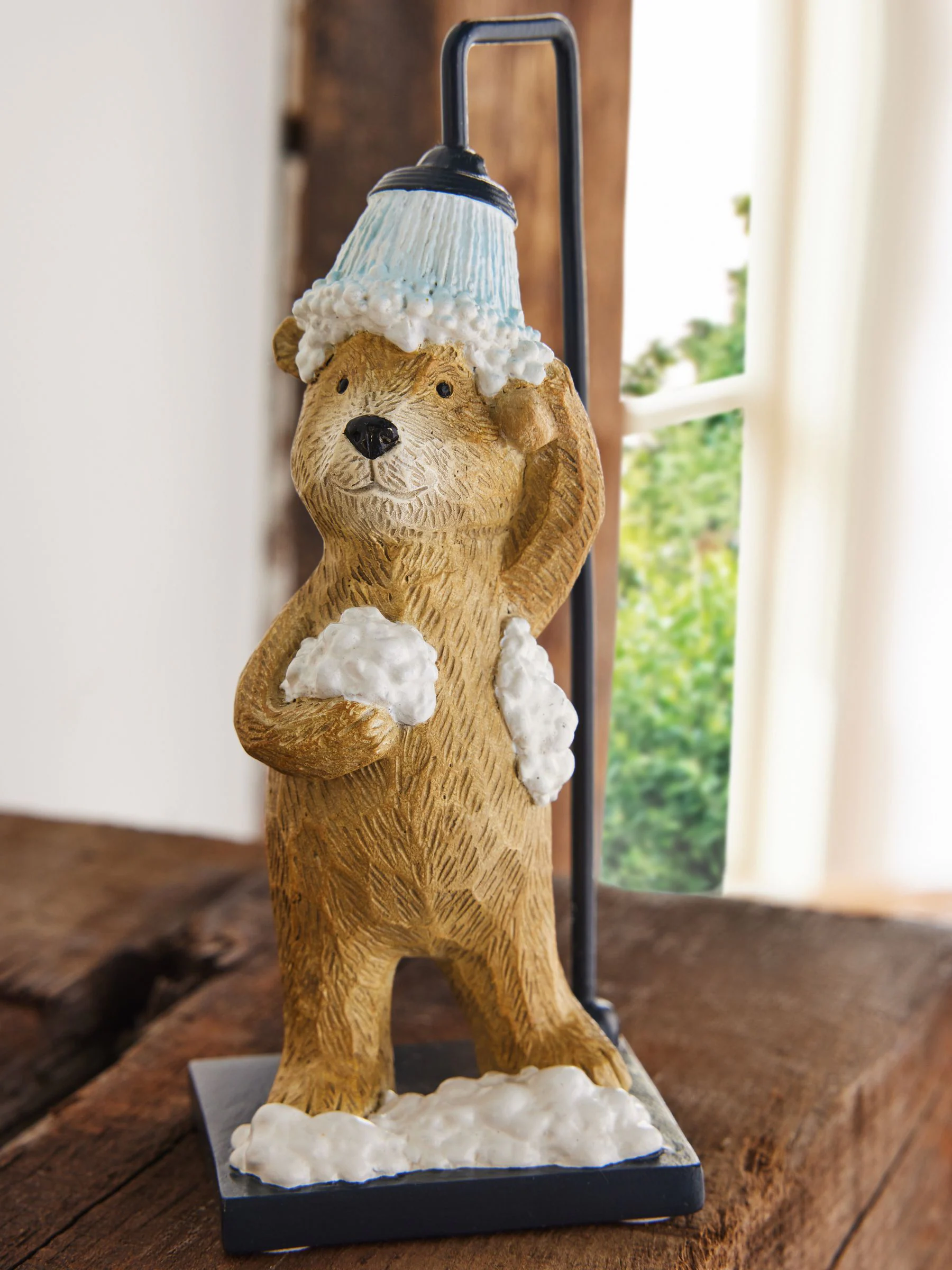 Bertie Bear Shower Bathroom Ornament