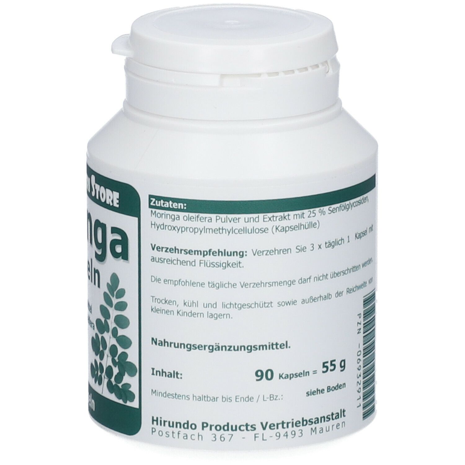The Nutri Store Moringa Oleifera 500 mg