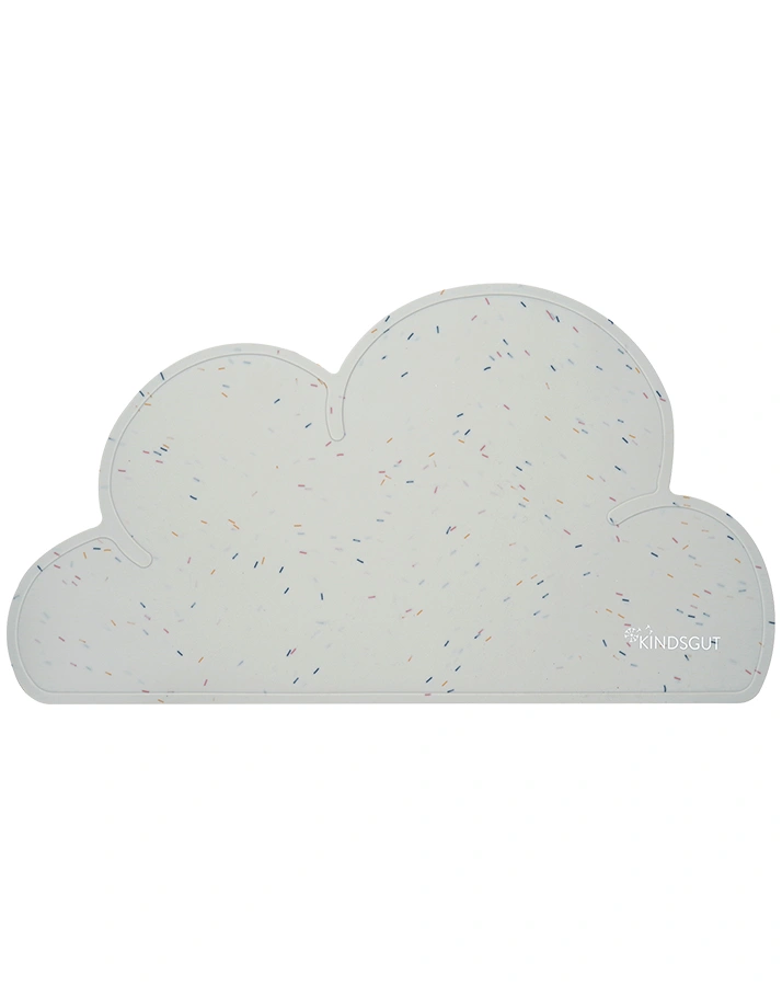 Tischset WOLKE gemustert in hellgrau