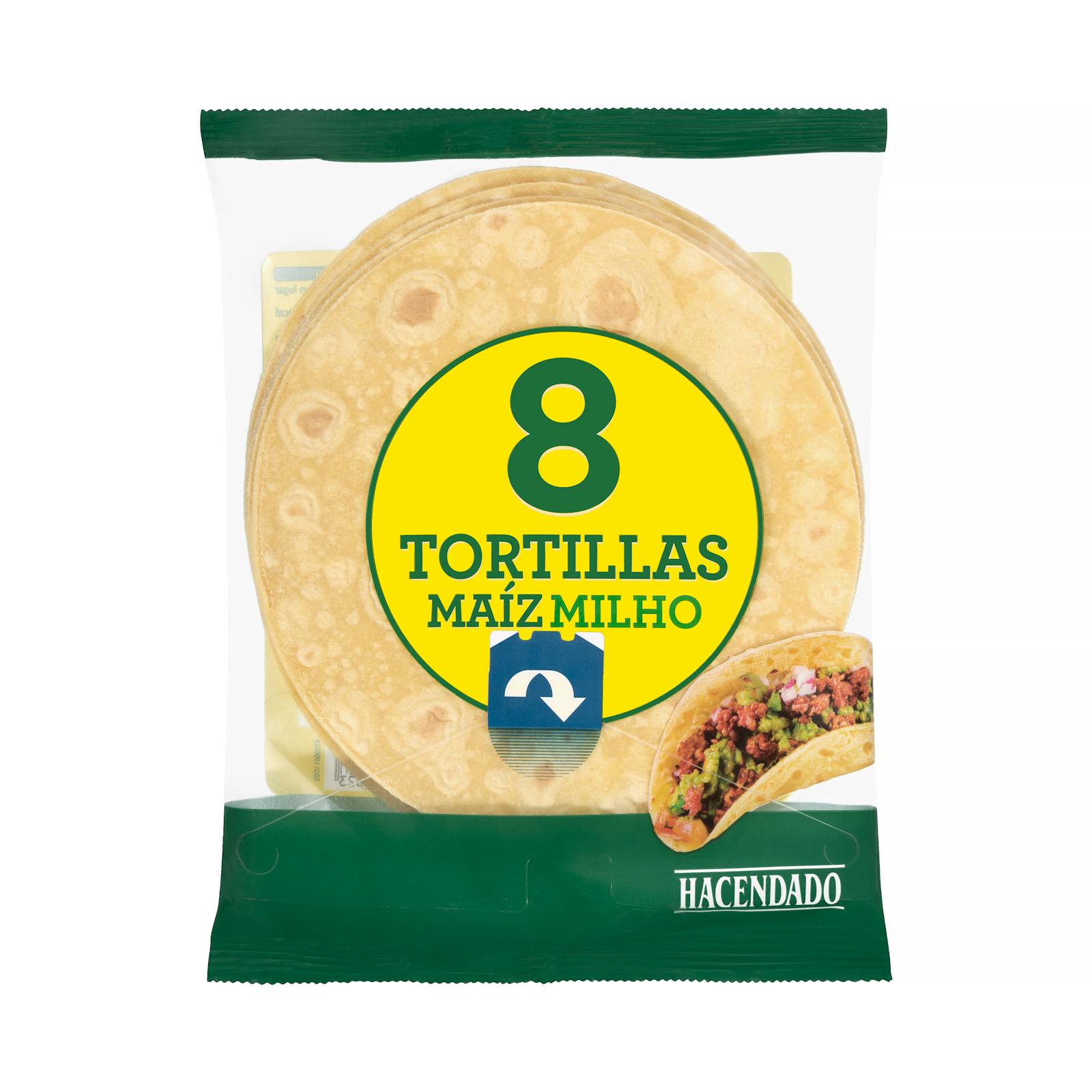 Tortillas de maïs Hacendado
