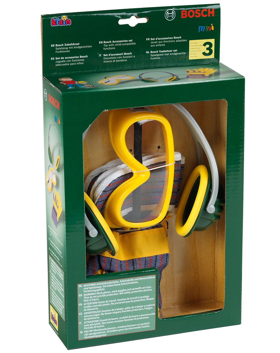 Spiel-Handwerker-Zubehör BOSCH - SAFETY 4-teilig