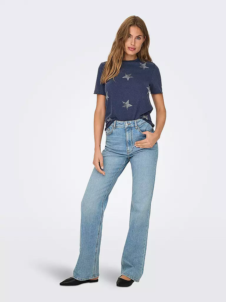 ONLY T-Shirt ONLHARPER dunkelblau