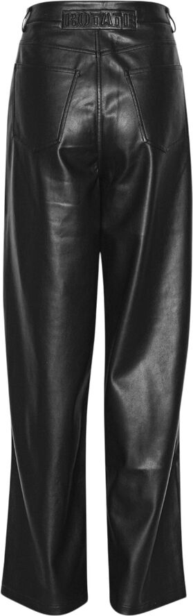 ROTATE Birger Christensen WIDE LEG 5 POCKET PANTS Black