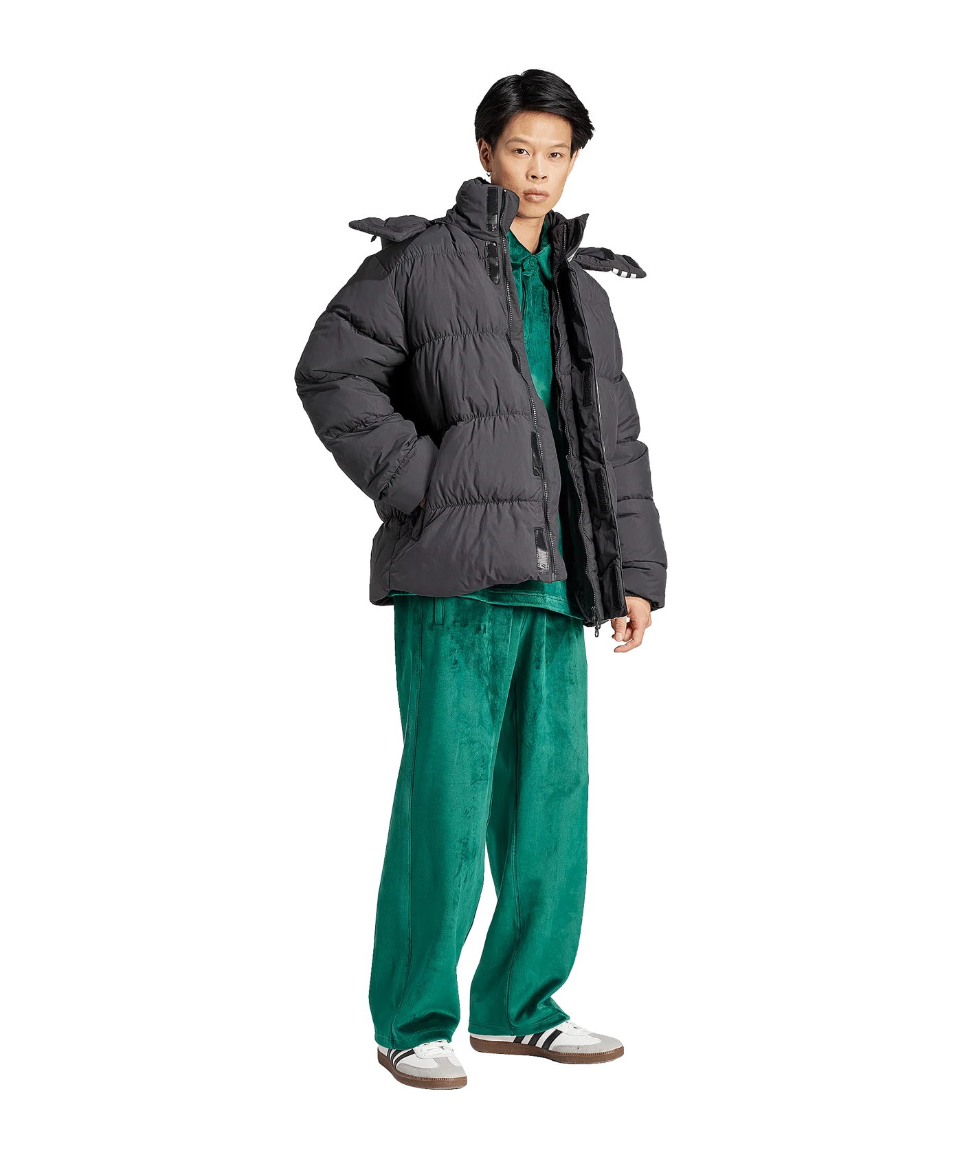 adidas Originals Down Rift Jacke Schwarz Weiss