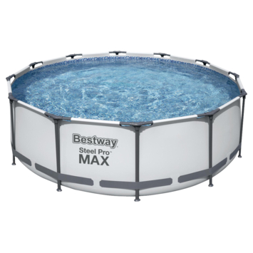 Bestway zwembad rond Pro Steel Max 366x100 cm met ladder