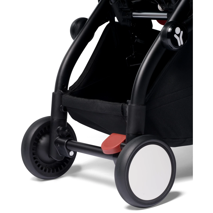 BABYZEN Kinderwagen YOYO2 6+ Black mit Textilset Air France Blue