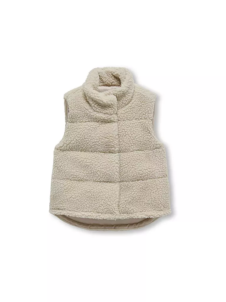 ONLY Mädchen Steppgilet KMGSANDRA beige