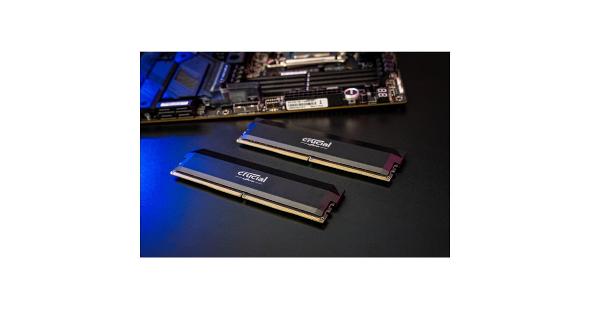 Crucial32 GB DDR5-6000 Kit werkgeheugen  (Zwart, CP2K16G60C36U5B, Pro Overclocking, XMP, EXPO)
