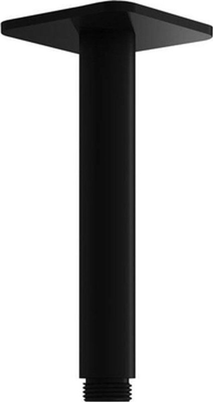 Plafondbuis Hotbath Gal 15 cm Vierkant Mat Zwart