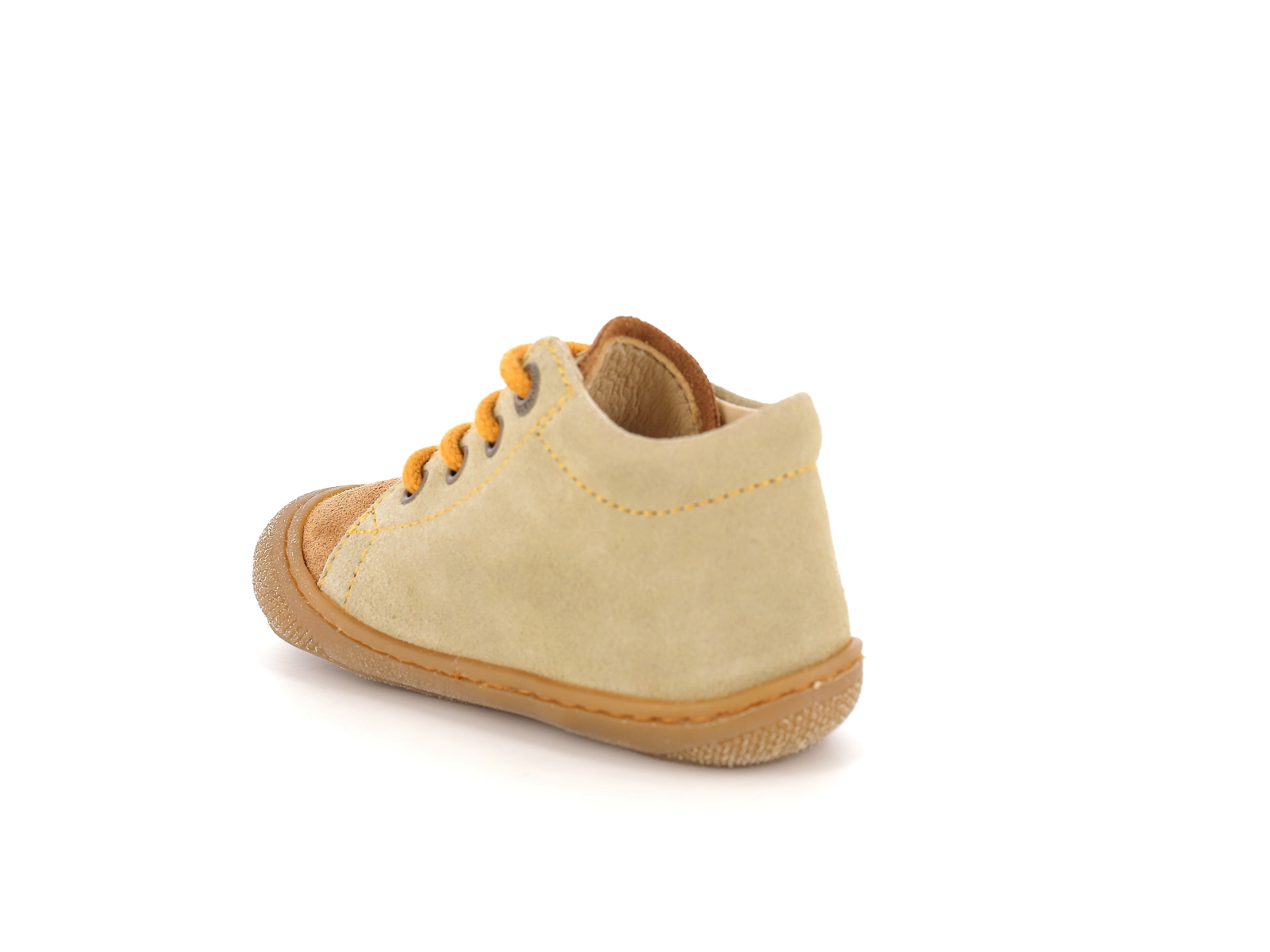 Naturino-COCOON SUEDE Nubuck Marron-Vert