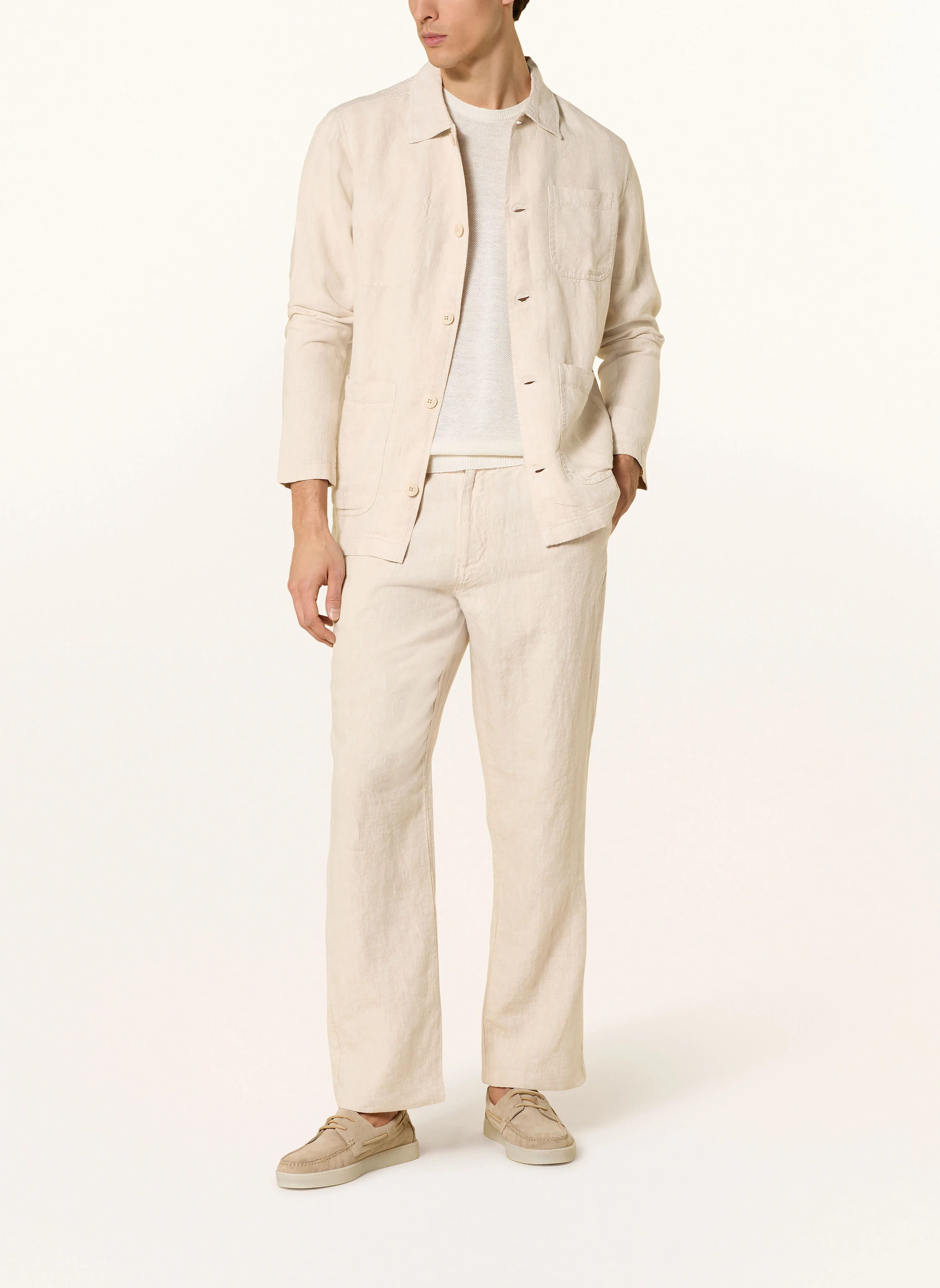 KnowledgeCotton Apparel Leinen-Overshirt