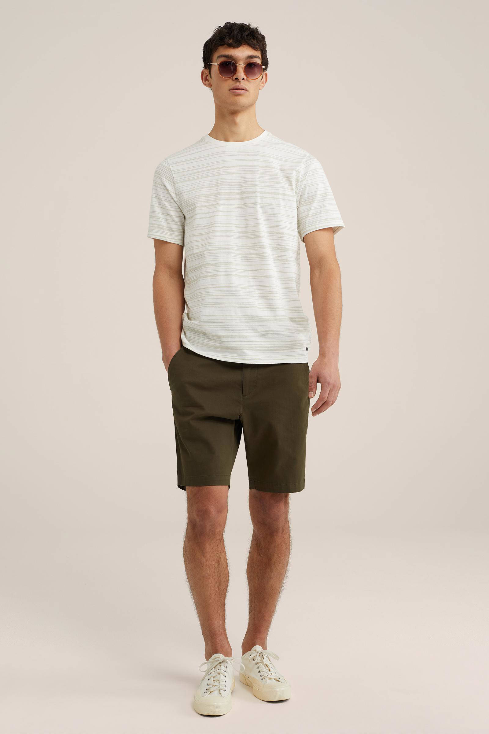 WE Fashion regular fit short forest night