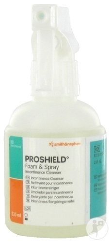 Smith&Nephew Proshield Foam&Spray Nettoyant Pour Incontinence Flacon Pompe 235ml