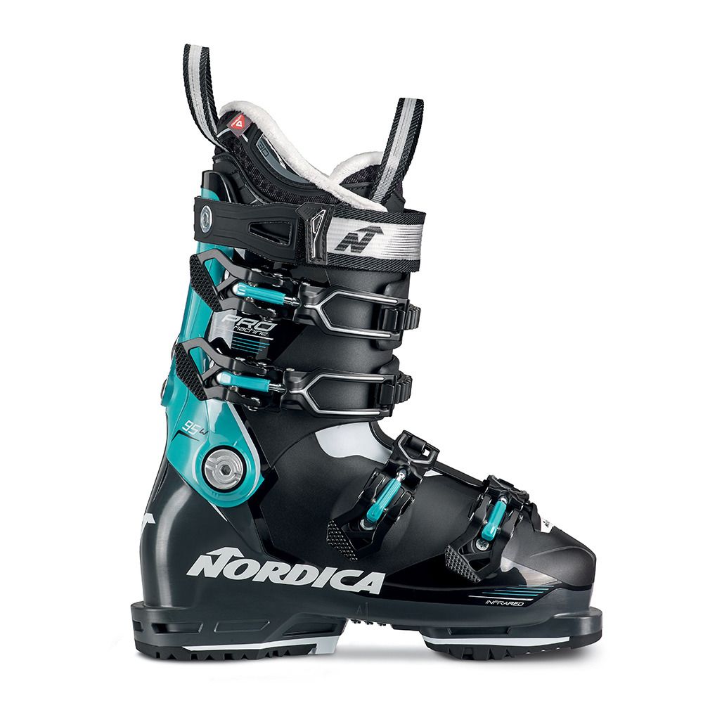 Nordica PRO MACHINE 95 W (GW) - Chaussures ski Femme noir/anthracite/bleu