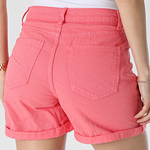 Sort Jean Femme Smiley Rose