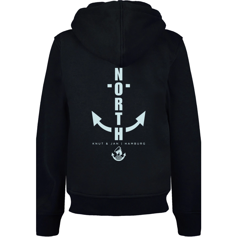 F4NT4STIC Hoodie North Anker Knut & Jan Hamburg schwarz