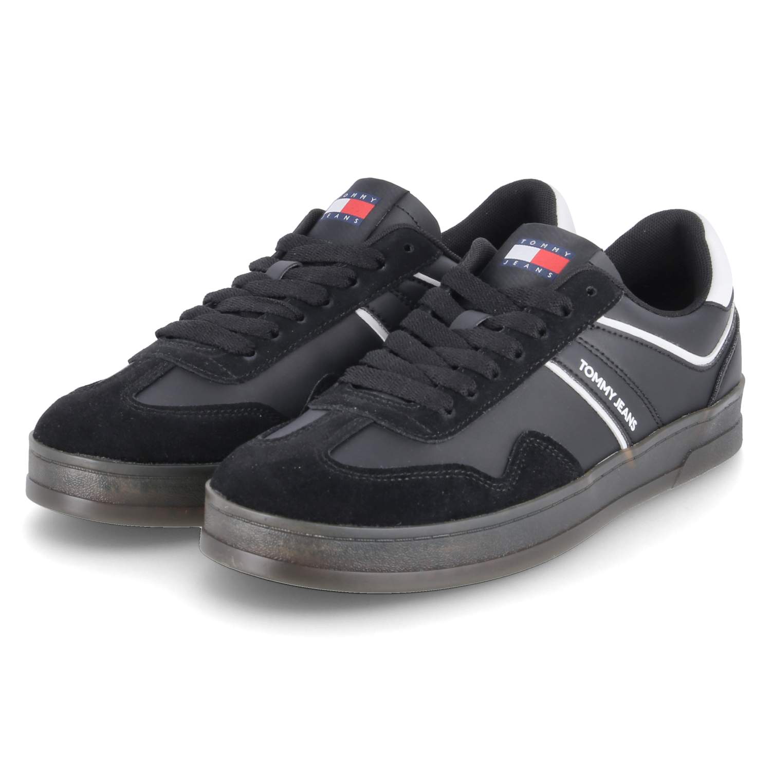 Tommy Hilfiger Sneaker TJM LEATHER RETRO CUPSOLE - black