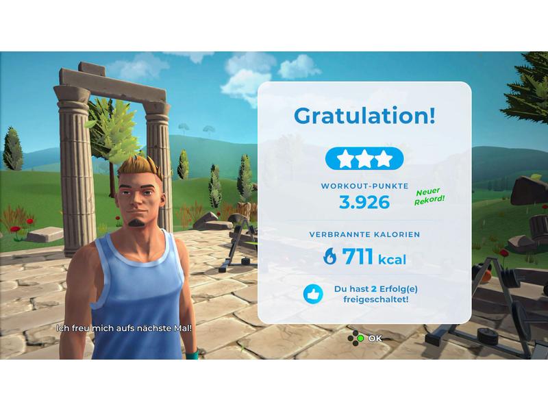 GAME Let's Get Fit Bundle Fitnessspiel mit Sportgürtel-Set für die Switch