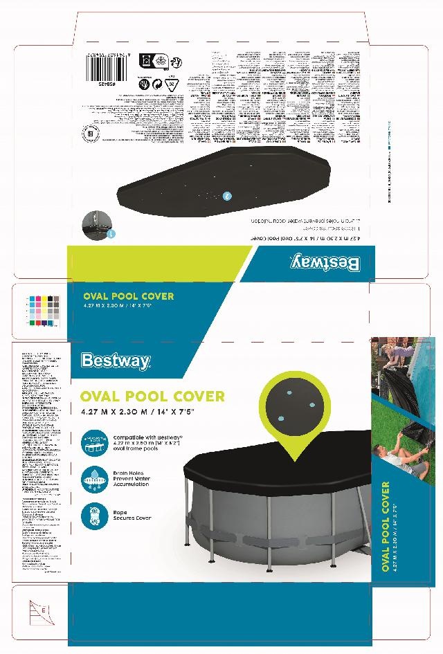 Bestway Cover Levant Ovaal 424cm