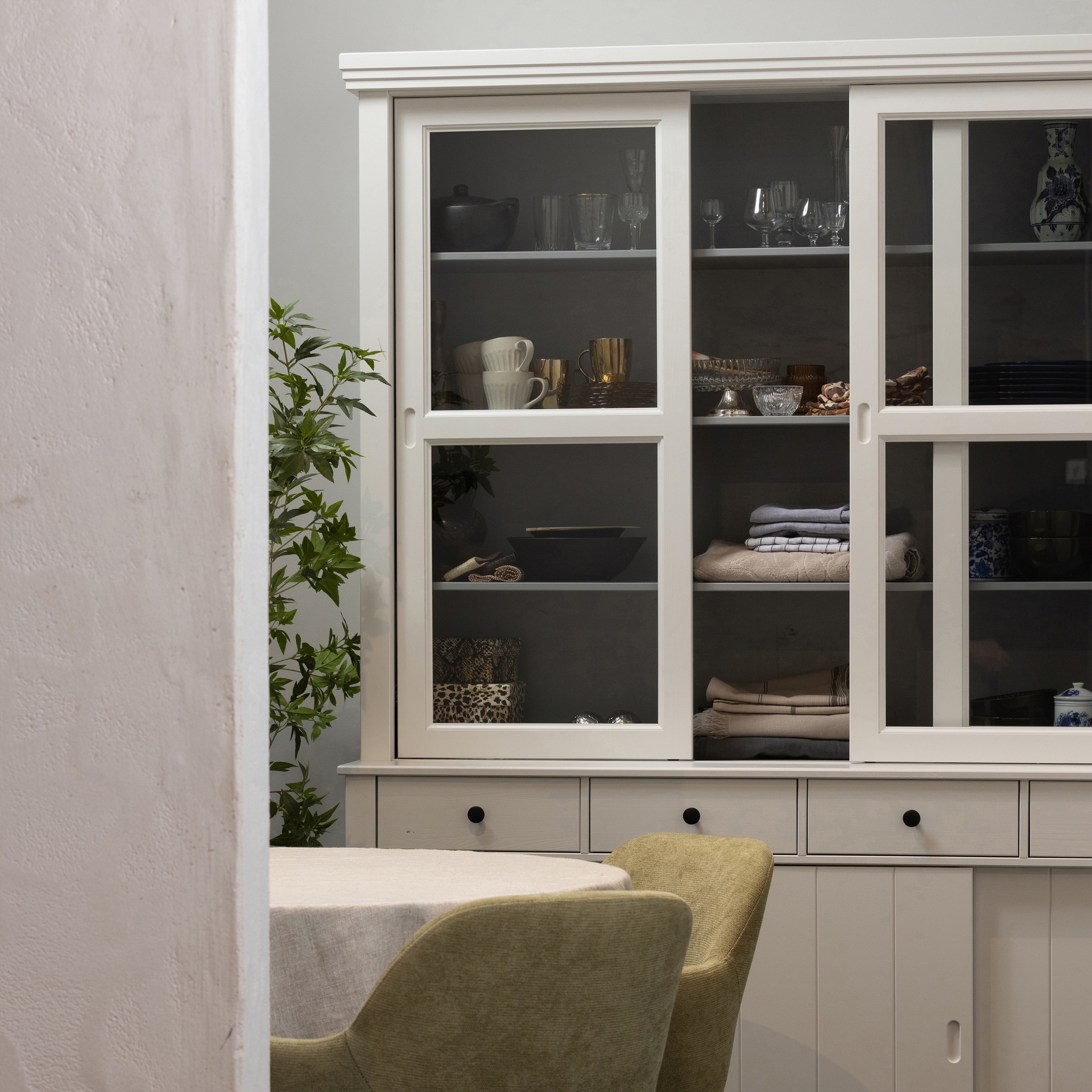 Buffetschrank LAGOS 166 x 214 cm weiß