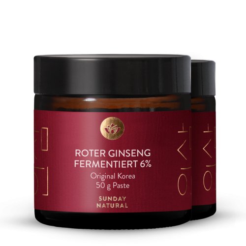 Sunday Natural Products  Roter Ginseng Extrakt Paste ferm.