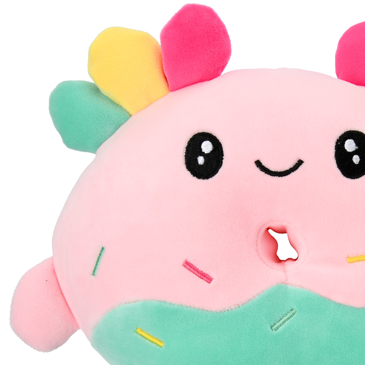 Topolino Candy World Plüschtier mit  Gesicht rosa / türkis