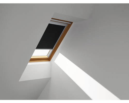 VELUX verduisteringsrolgordijn Classic uni zwart handbediend DBL C02 4249