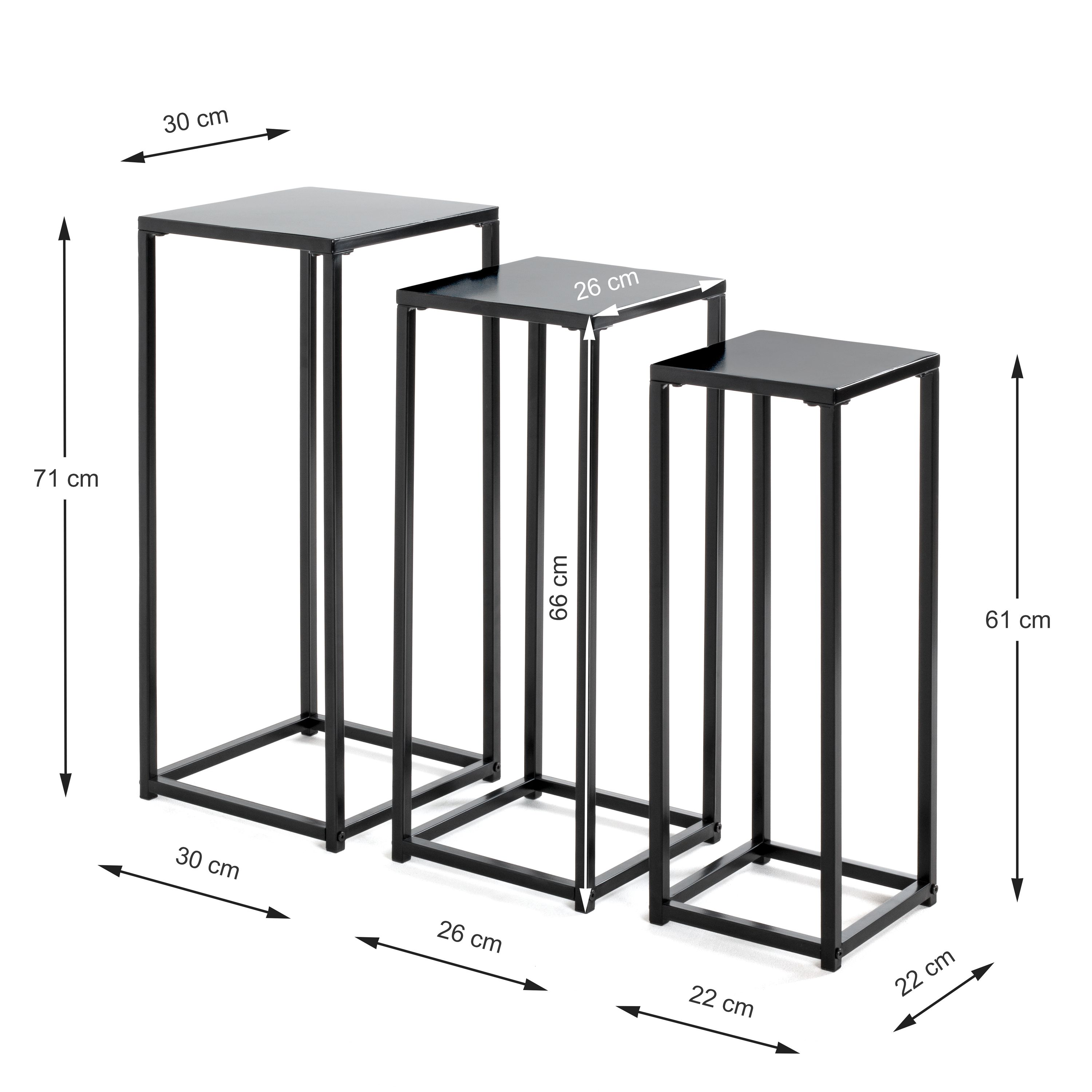 Blumensäule 3er Set