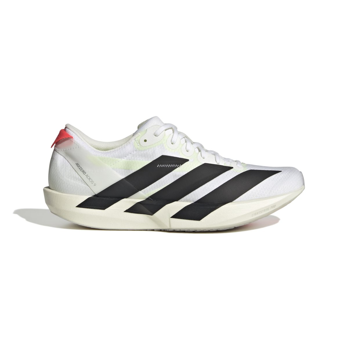 Adidas Adizero Adios 9 Womens Cloud White/Core Black/Lucid Red