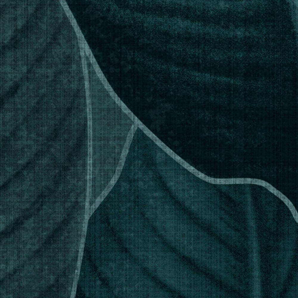 Komar Fototapete »Digitaldruck Vlies -  Bain de Feuilles - Grösse 300 x 250 cm« bedruckt glatt Wohnzimmer, Schlafzimmer