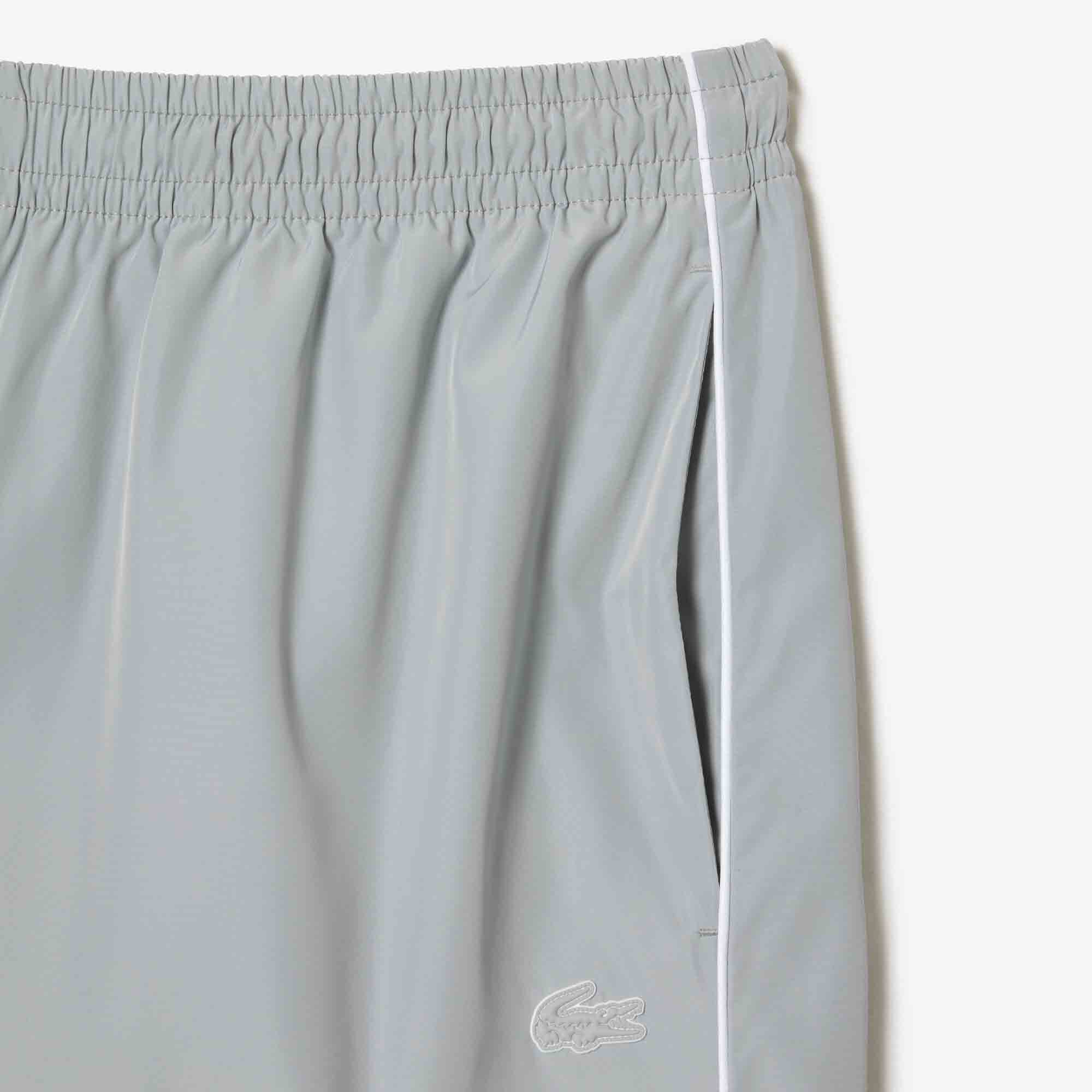 Trainingshose mit Kontrast-Detail im Lässigen Schnitt Trainingshosen - Grau - Lacoste - Herren