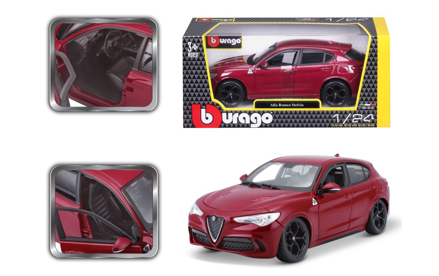 Alfa Romeo Stelvio Rot 1:24Sammlermodell im Massstab 1:24