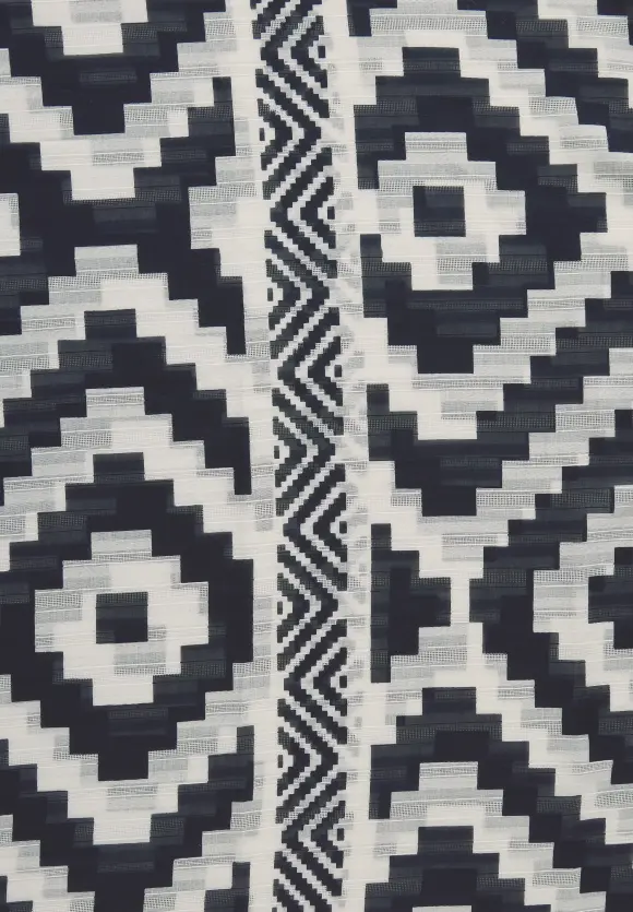 Print Longschal - gravity blue