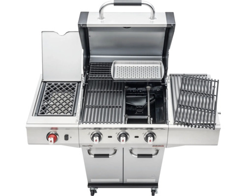Char-Broil Advantage PRO S 3 gasgrill, gepolijst roestvrij staal, inclusief 3 branders, infraroodbrander en krachtige warmtezone