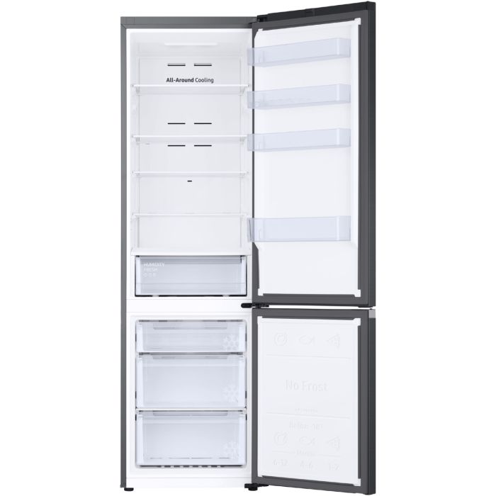 Samsung Kühl-Gefrierkombination RL38C600CB1/EG Black Steel