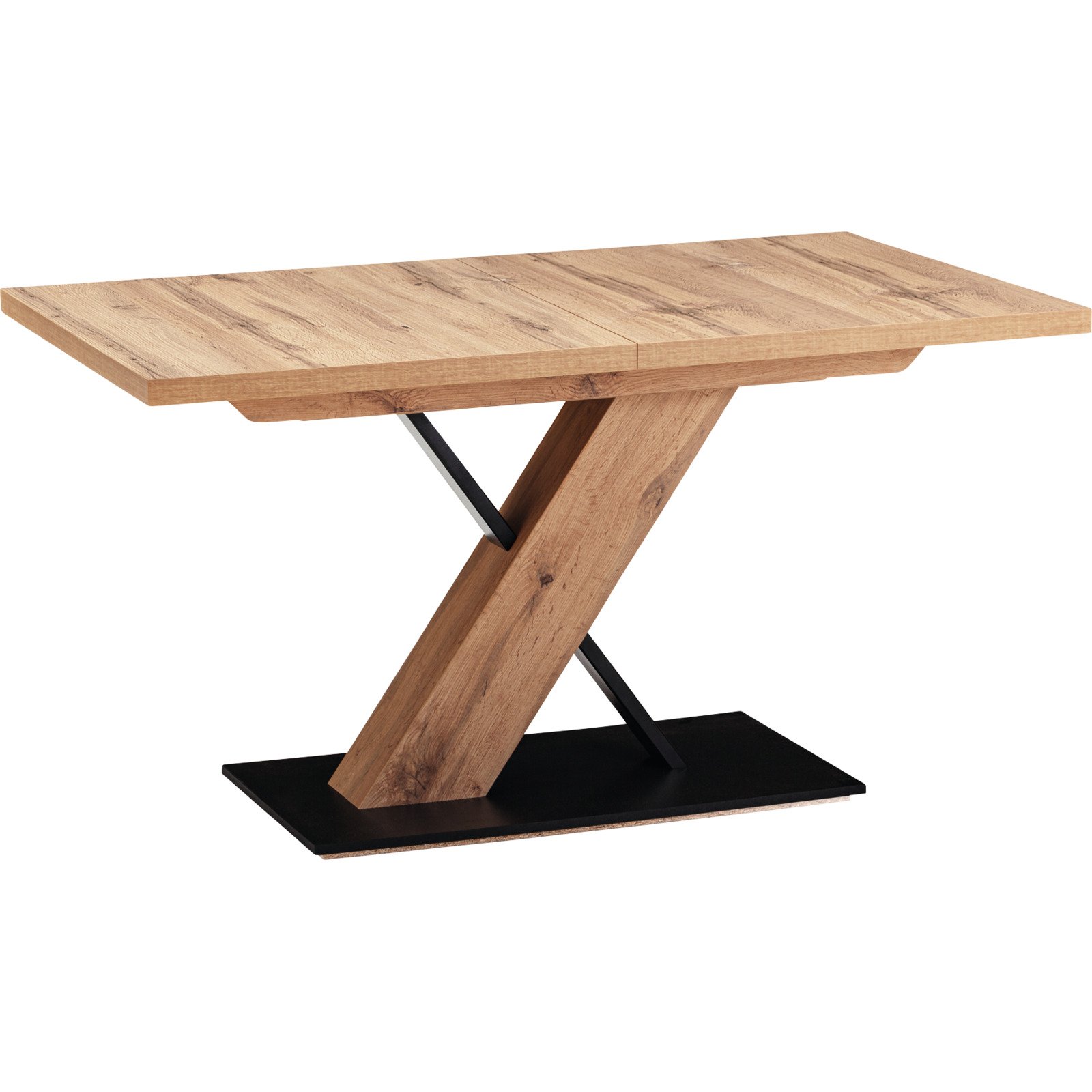Tisch Kristin Dekor Appalachian Oak 120/160 x 76 x 80 cm